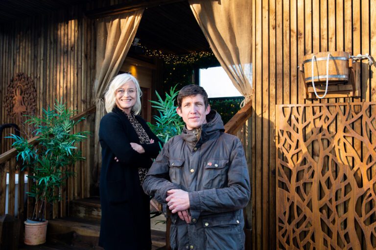 Heather and Dale, owners of The Rookery Woods, Badman received a £5,363.40 grant through the Herefordshire Growth Hub